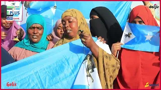 Qaar kamid ah dadkii Somaliland kasoo barakicisay Laascanood oo tageeray Garaadada SSC-KHAATUMO