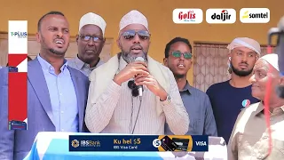 Degmada Burtinle oo lagu soo dhaweeyey Wafti isimaa oo Hogaamninayo Garaad jaamac Garaad cali