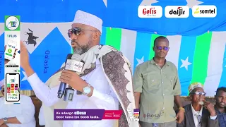 Garaad Jaamac Garaad cali oo soo gaaray maanta Deeganka Cagaaran ee Gobolka Mudug