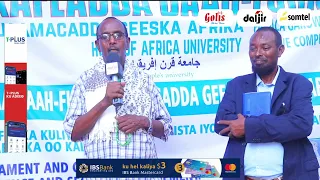 Munaasabadda daahfurka Jaamacadda Geeska Afrika, faraceeda Garoowe