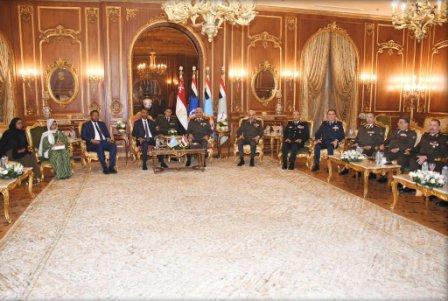 YOUTHFUL, INEXPERIENCED AND NO MILITARY BACKGROUND SOMALI DELEGATION MEETS WITH EGYPT’S TOP MILITARY BRASS