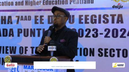 Agaasimaha guud ee Wasaarada Waxbarashada Puntland ayaa u Mahadceliyey Marti sharftii kasoo….