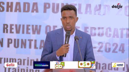 Madaxa Lasocodka iyo Qiimeynta ee Wasaaradda Waxbarashada oo soo jeediyey nuxurka qodobbada….