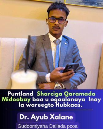 Puntland  Sharciyada  Qaramada Midoobay baa u ogalaanaya  Inay La Wareegto Hubka Lagu Qabtay Xeebaheeda? WQ Dr. Ayub Xalane