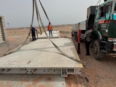 Boosaaso: Qalabka Miisaanka Xamuulka Gaadiidka oo lagu rakibay magaalada Boosaaso.
