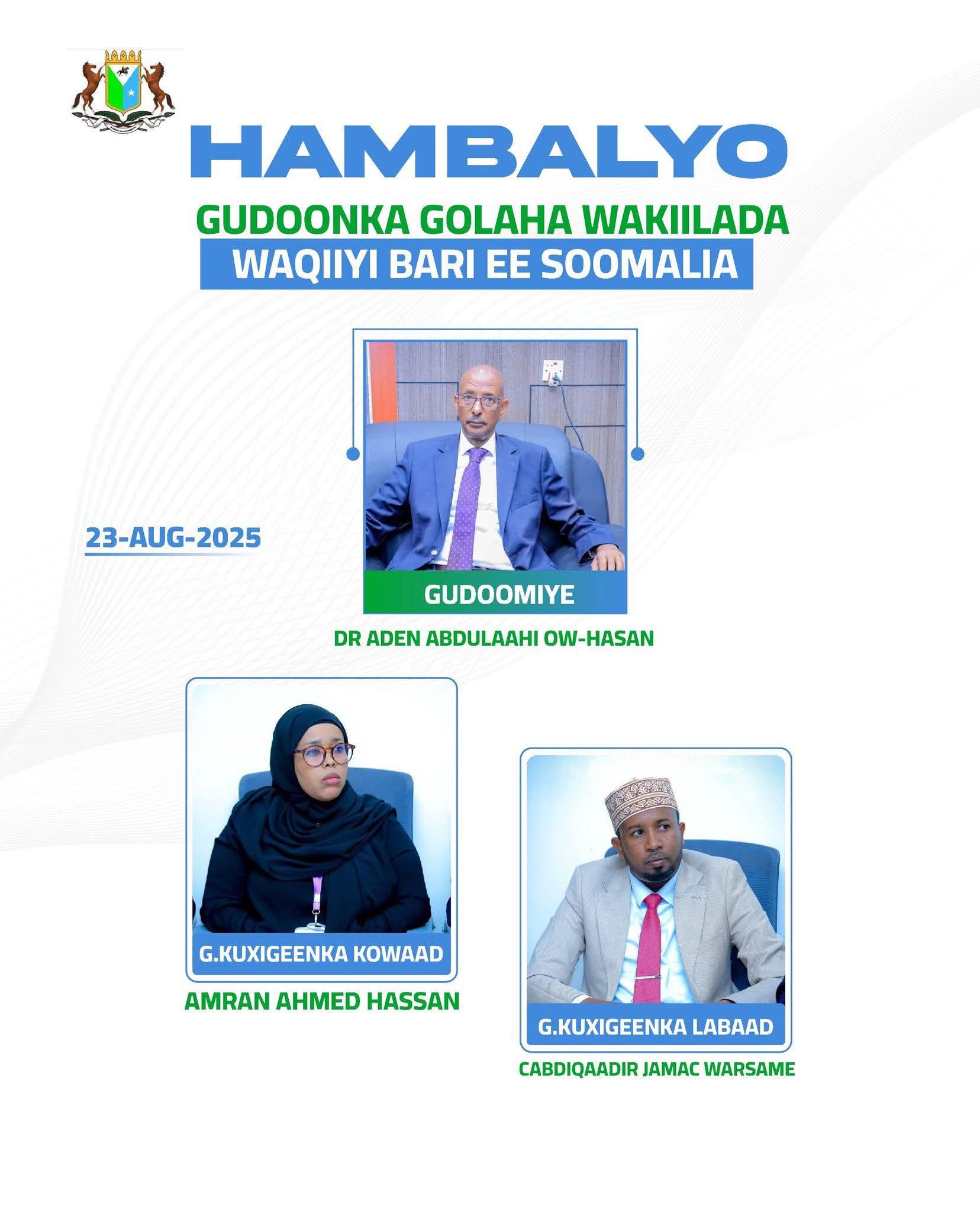 Faaladda Maanta: Doorashadda Shirgudoonka Baarlamaanka Waqooyi Bari, Dharbaaxo Siyaasadeed oo ku dhacday Isbedel doonka Abaabulkoodu  liito.