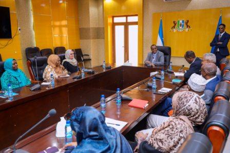 Madaxweyne Ku-xigeenka Puntland oo qaabilay wefti ka socda Hay’adda UNICEF