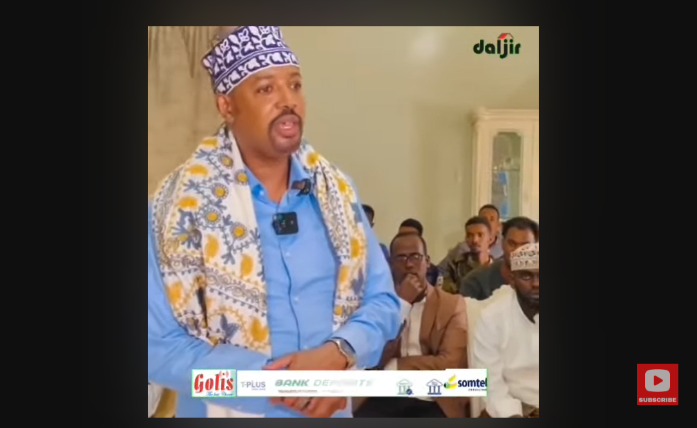 Garaad Jaamac Garaad Ismaaciil oo hadlay