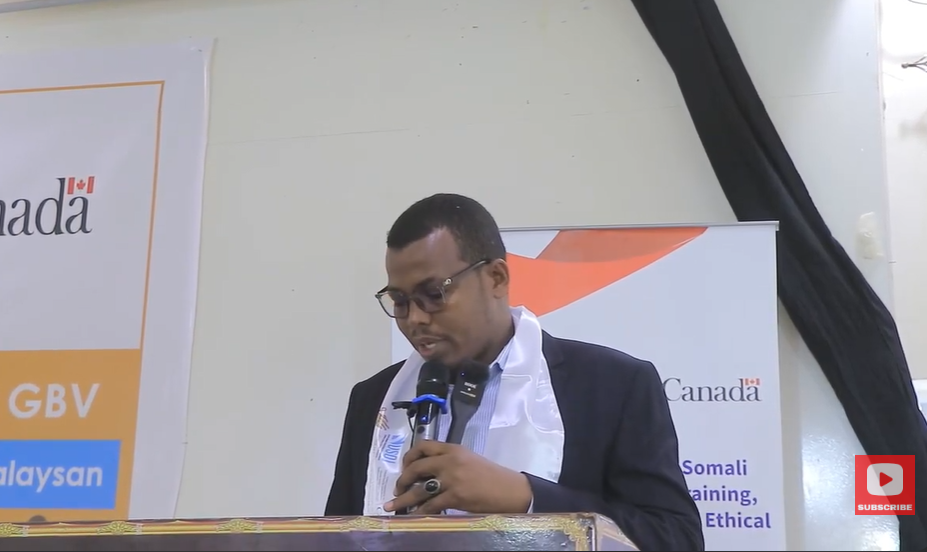 Xoghaya Warfaafinta iyo Xuquuqul Insaanka Nusoj Khadar Awl Ismail ayaa hadal ka jeediyey furitaanka