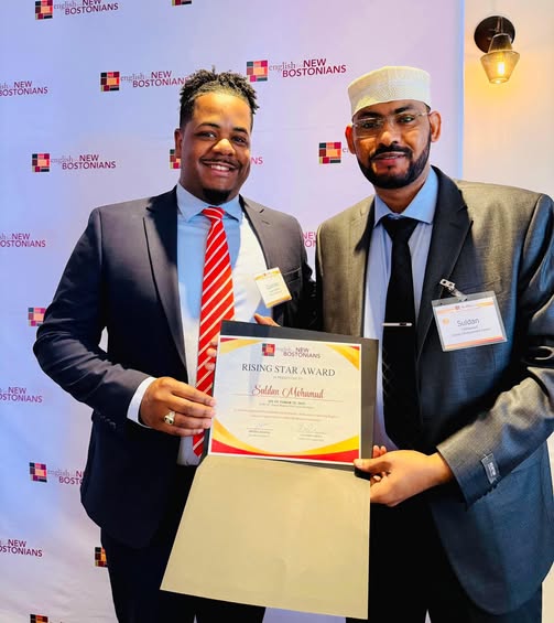 Xoghayaha Isimadda Puntland Suldaan Maxamuud Suldaan Jaamac ayaa lagu abaalmariyey magaalada Boston