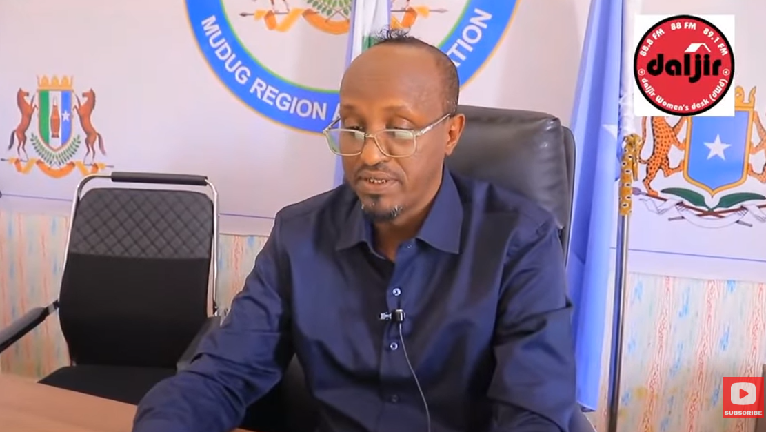 Guddoomiyaha Gobolka Mudug ee Puntland Faysal Sh Cali.