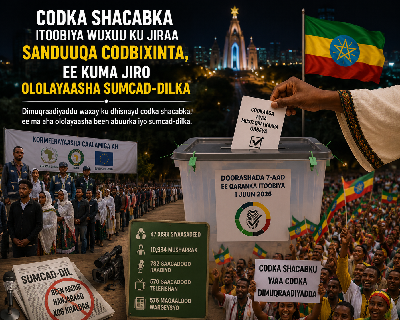 The Voice of the Ethiopian People Resides in the Ballot Box, Not in Smear campaigns