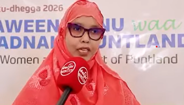 Xildhibaan Khadra Carabey oo katirsan golaha deegaanka Garoowe
