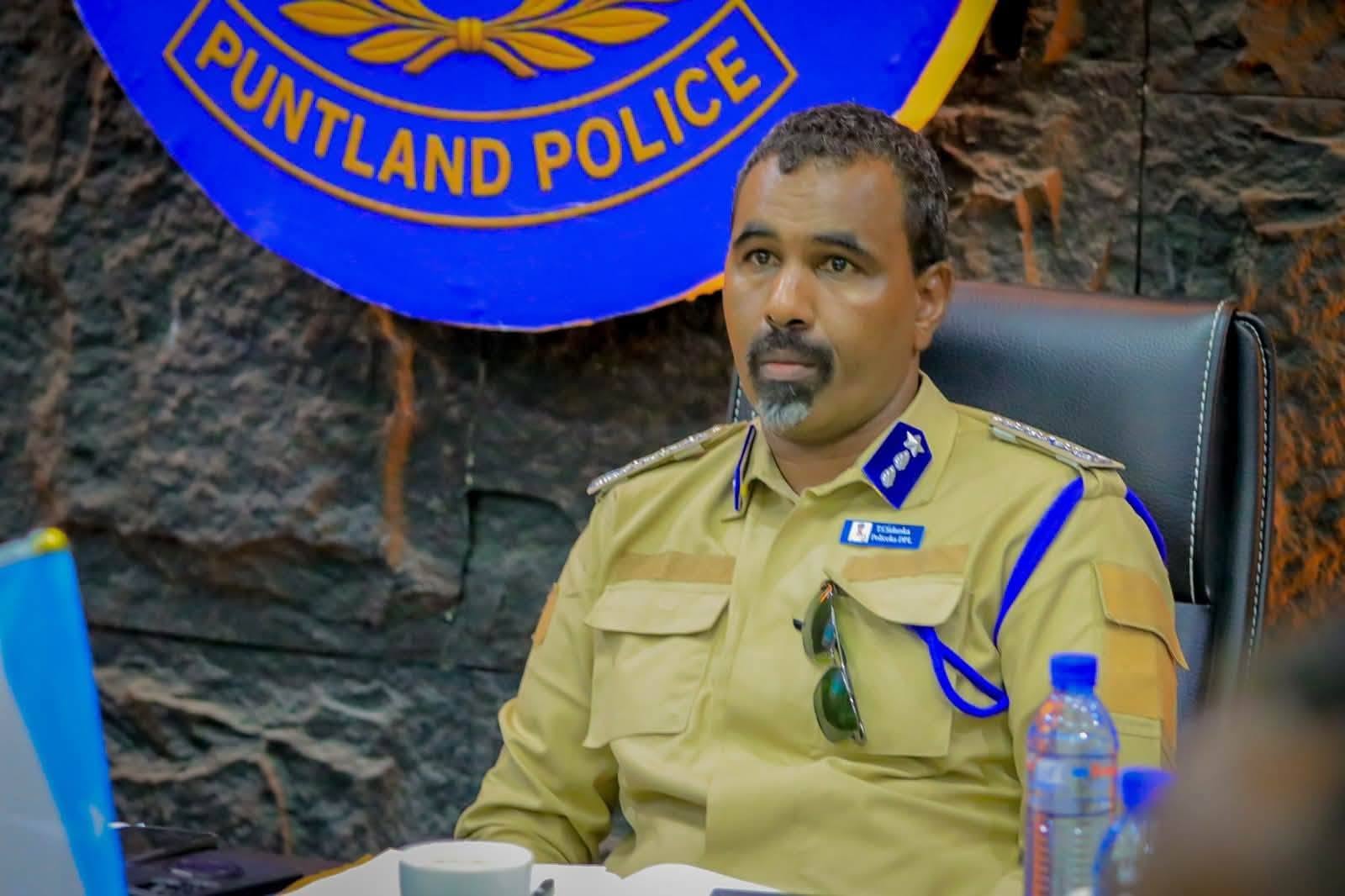 Taliyaha Ciidanka Booliska Puntland oo shir muhiim ah guddoomiyeey