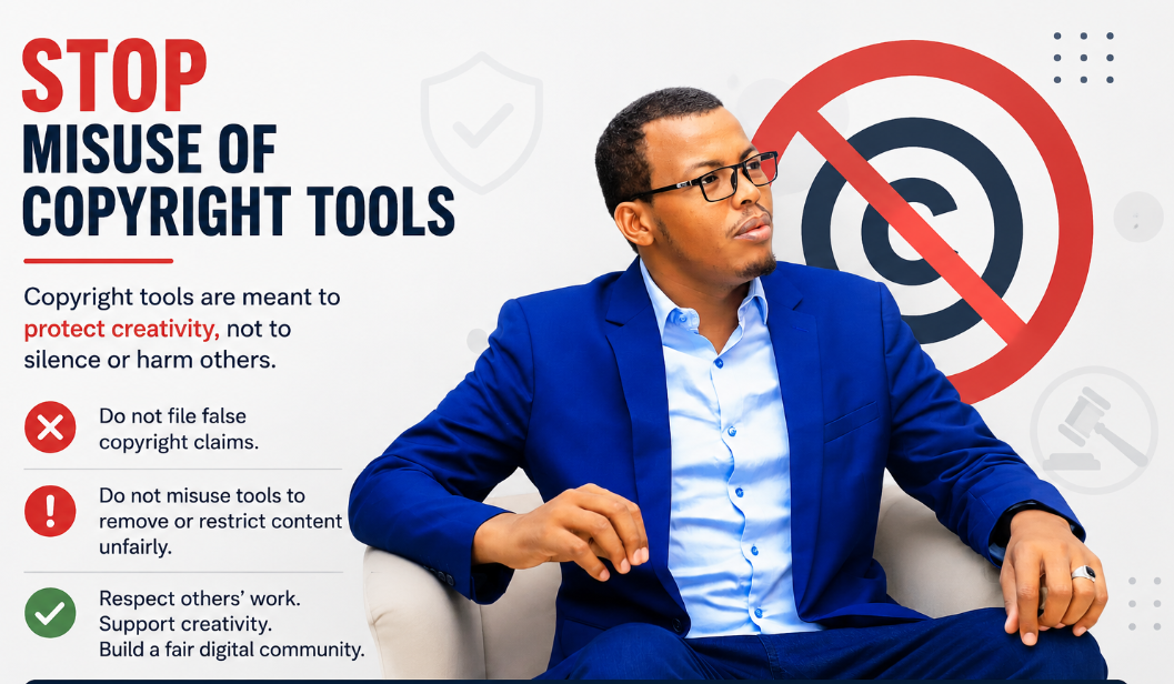 Alert: Copyright Misuse Should Not Continue By Khadar Awl Ismail