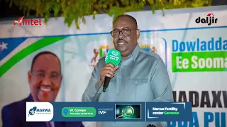 Khudbadda Madaxweynaha Puntland oo Kulan la qaatay dadweynaha degmadda Bargaal.