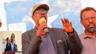 “Anigo guddoomiye gobol ah 750KM ayaan nabad kuso maray halka Xasan sheekh taangiyo lagu ilaaliyo”