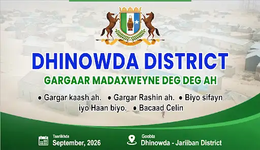 DDA OO SOO DHAWEEYAY GARGAARKA DOWLADDA PUNTLAND EE DHINOWDA