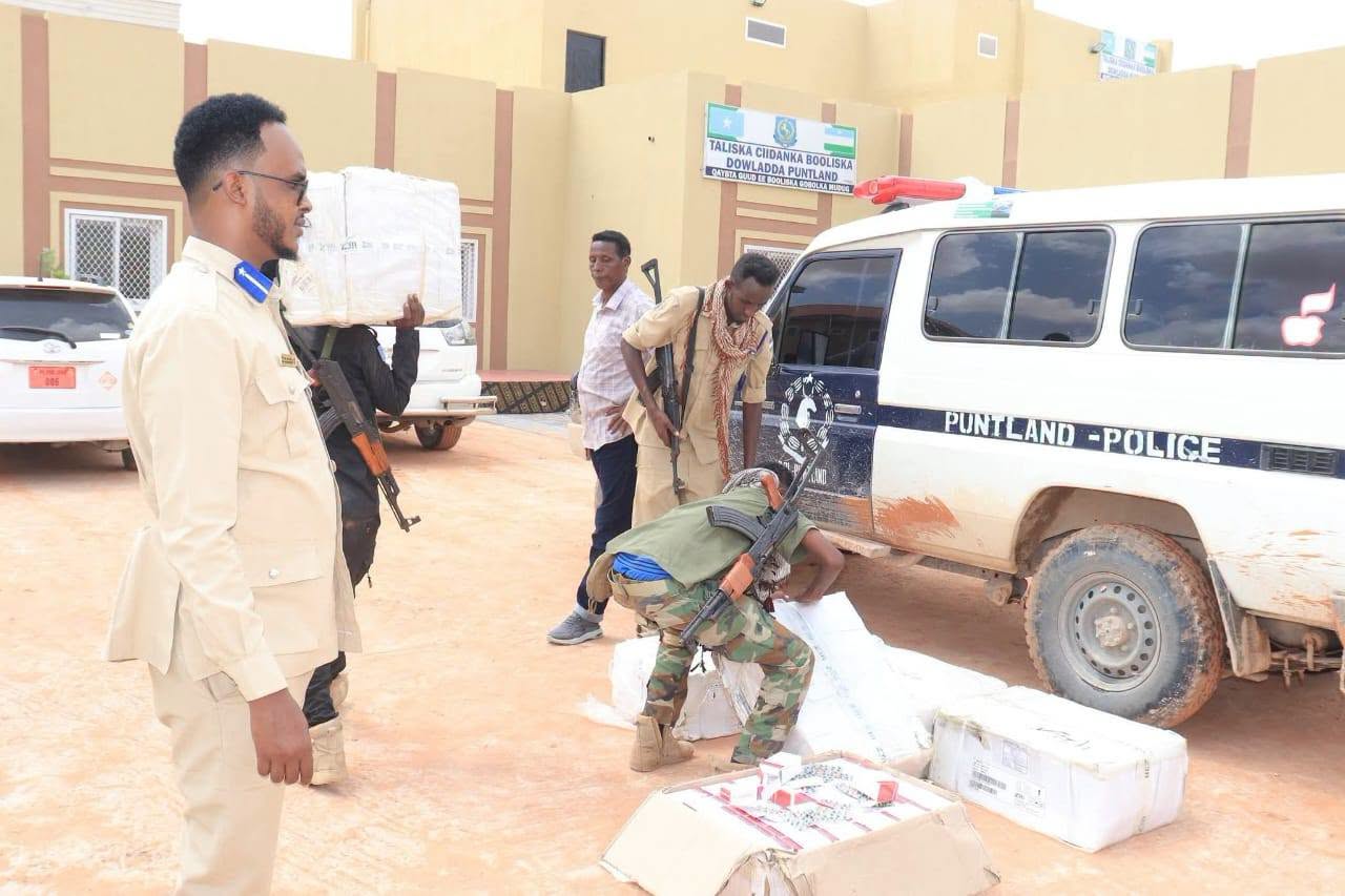 Ciidanka Amniga Gaalkacyo oo qabtay 8 Kartoon oo Maandooriyaha Bili biliga lo yaqaan.