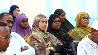 Full: Madasha Baahinta xogta nidaamyada ka horgtagga dhibaatooyinka Cimilada