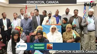 Jaaliyadda Puntland ee Alberta Canada oo ka hadlay taageeridda ciidamada difaaca Puntland.