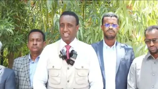 Guddiga Doorashooyinka oo ku dhawaaqaya Natiijada Doorashaddii Galmudug.